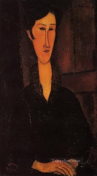 アメデオ・モディリアーニ Painting - マダム・ズボロウスカの肖像画 1917年 アメデオ・モディリアーニ